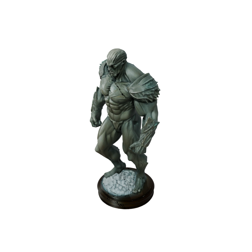 Bronze Bust Ice Elemental Titan