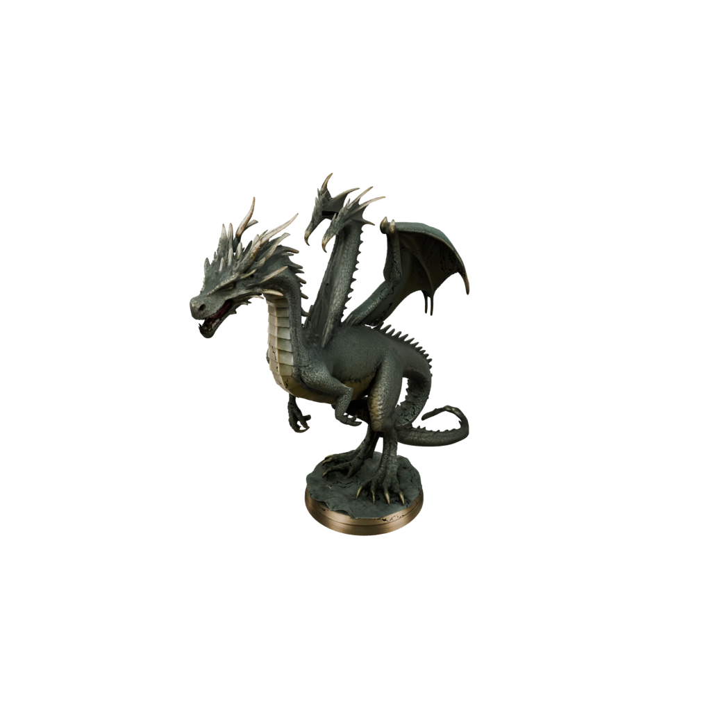Bronze Bust Swamp Dragon