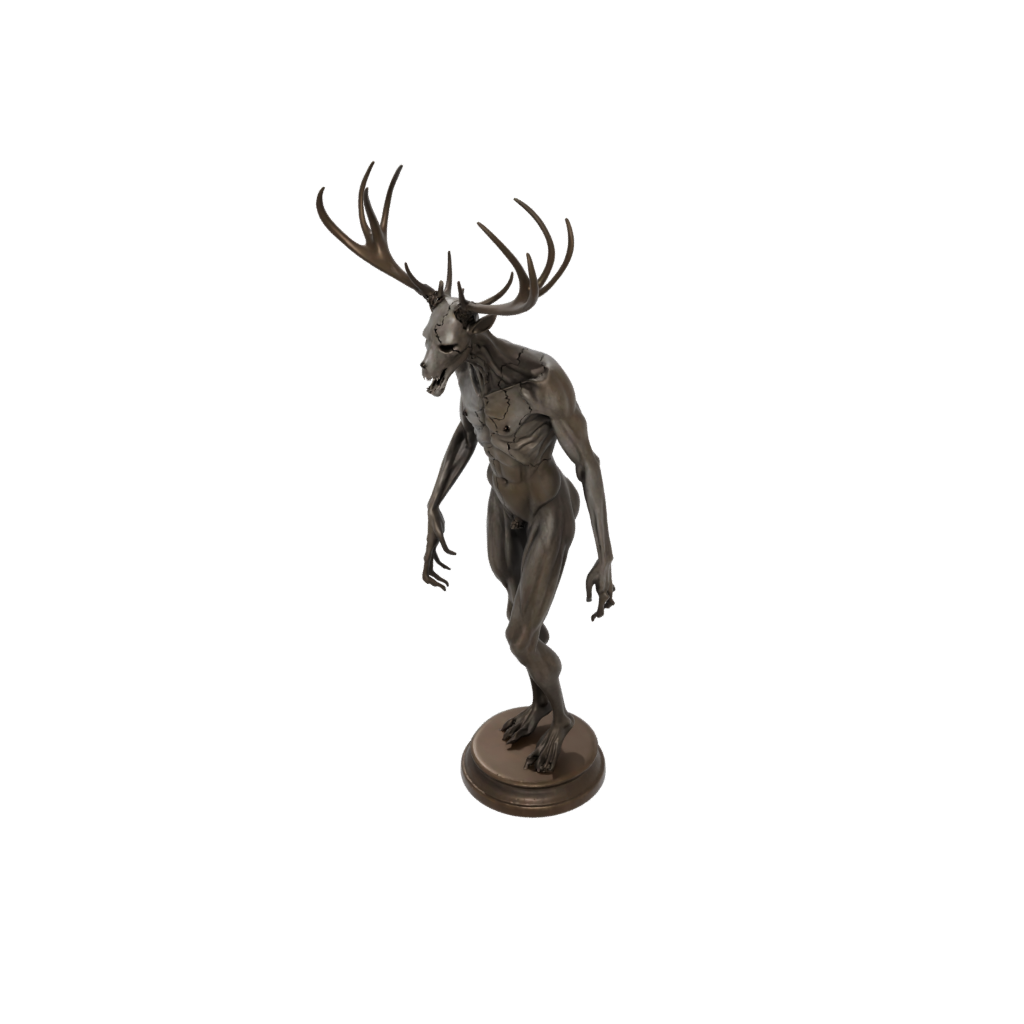 Bronze Bust Wendigo