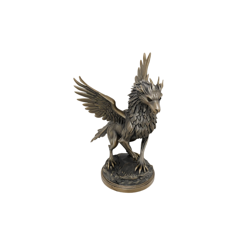 Bronze Scene Griffin Statue