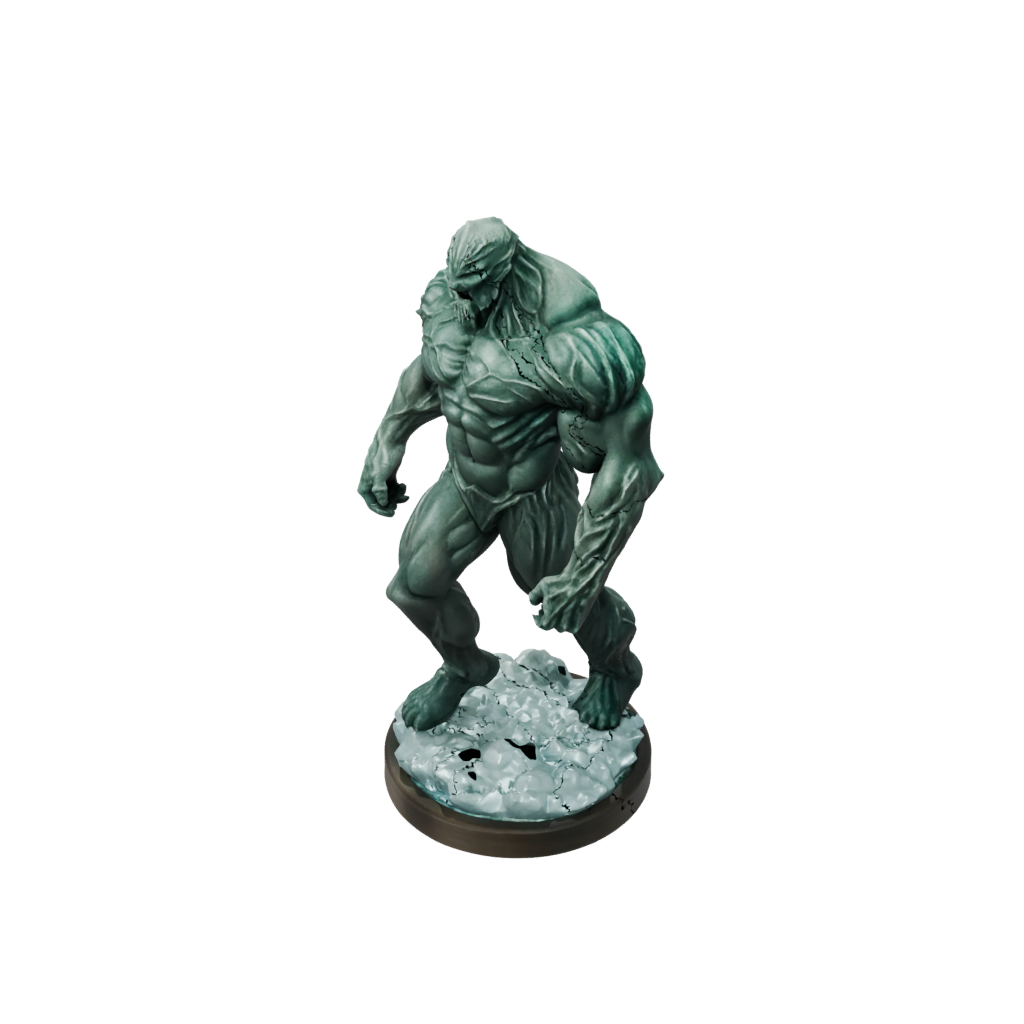 Bronze Scene Ice Elemental Titan