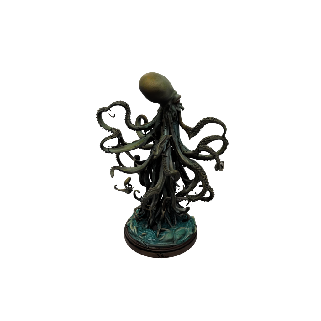 Bronze Scene Kraken Tentacle Sculpture