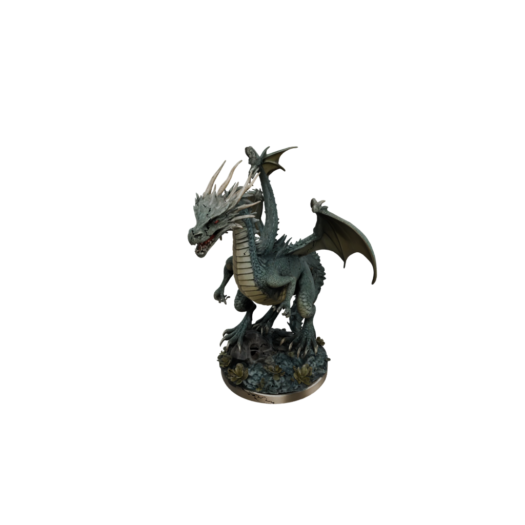 Bronze Scene Swamp Dragon