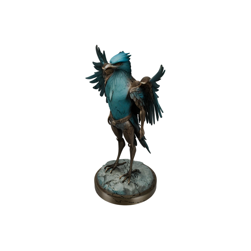 Bronze Scene Thunderbird