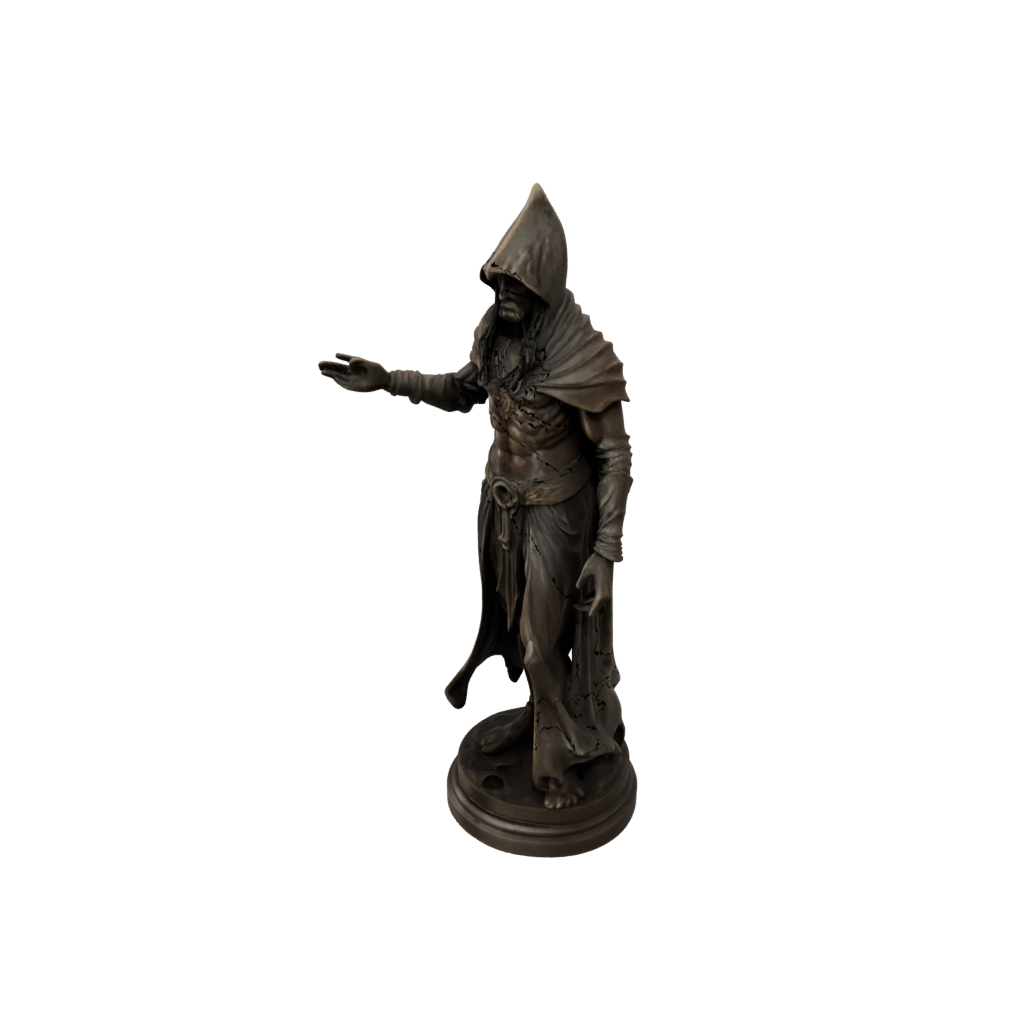 Bronze Dark Sorcerer Figurine