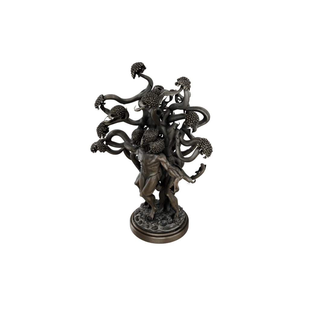 Bronze Hydra Multi-Headed