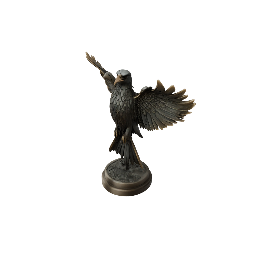 Bronze Relief Thunderbird