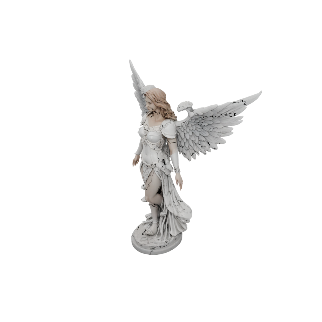 Bust Celestial Angel Warrior