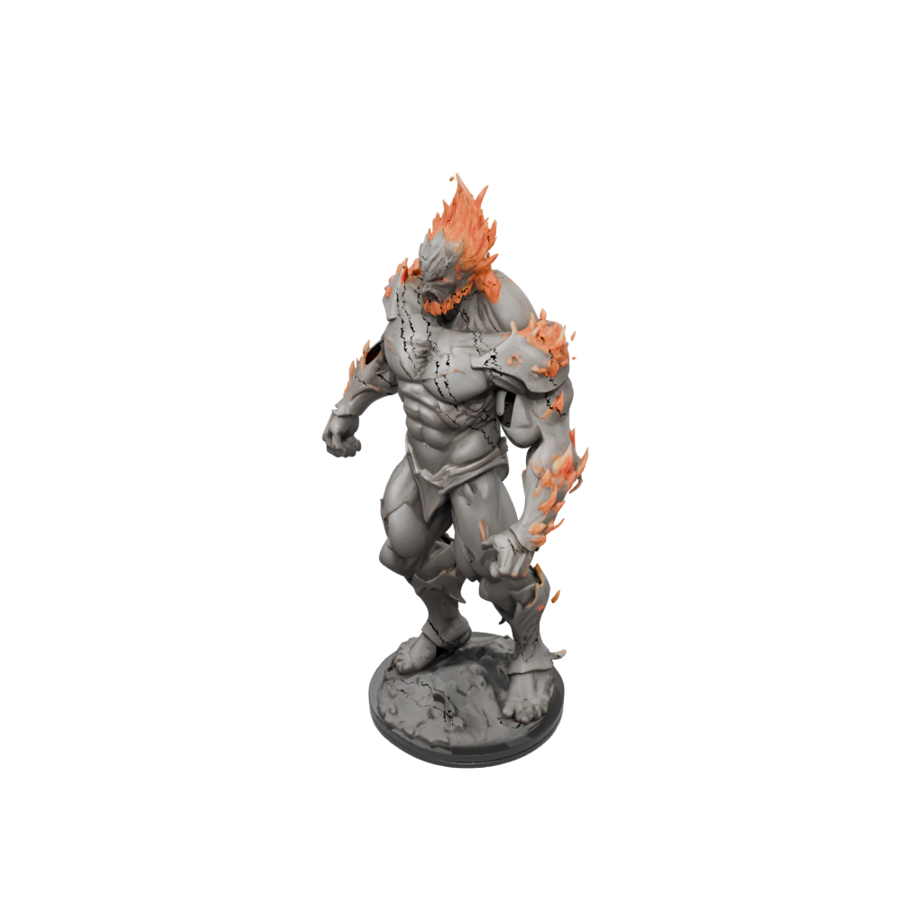 Bust Fire Elemental Titan