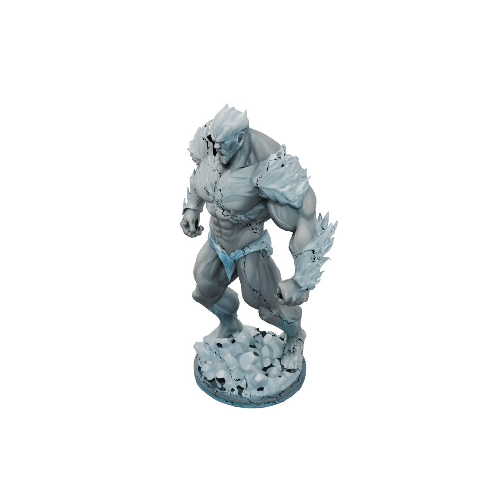 Bust Ice Elemental Titan