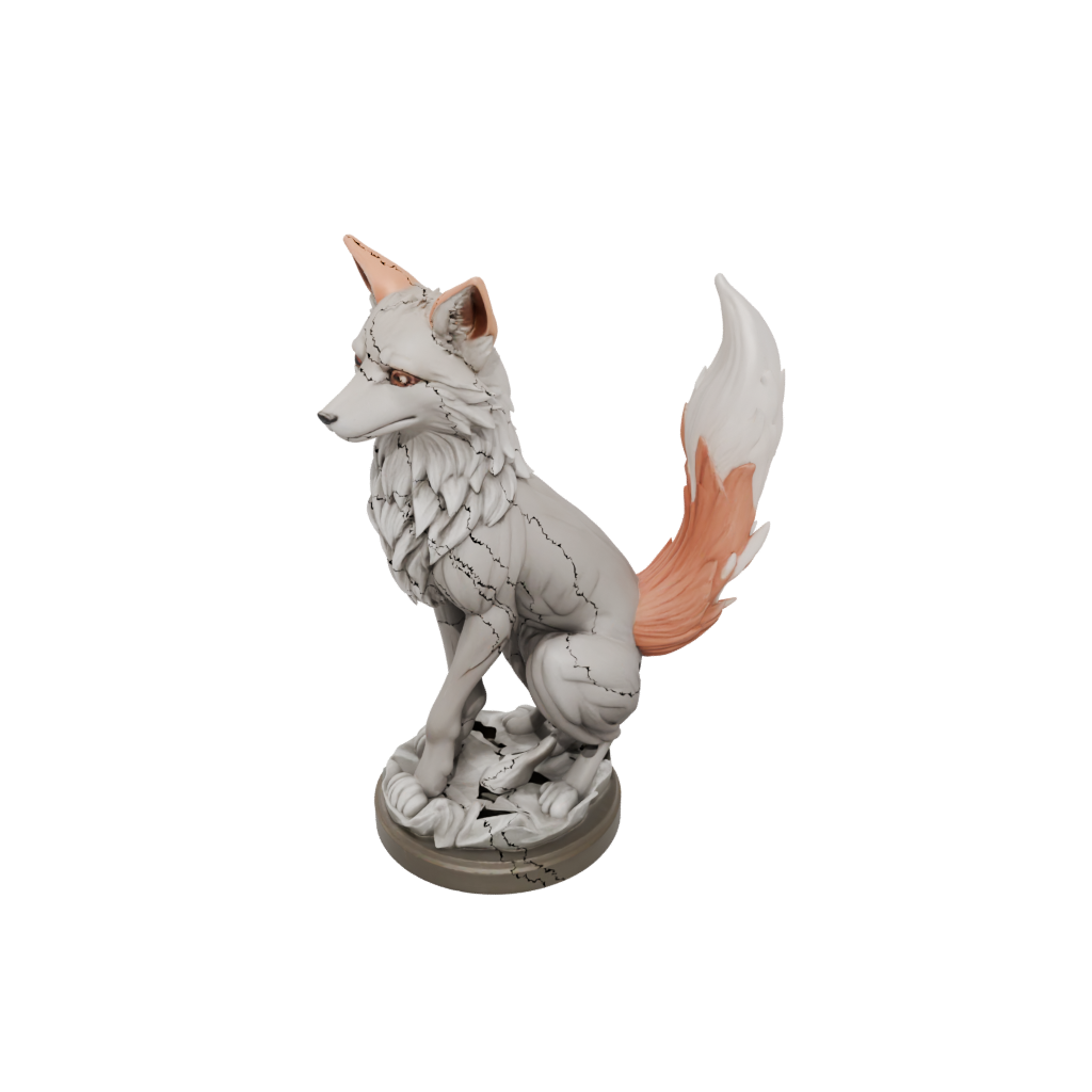Bust Kitsune Nine-Tail Fox