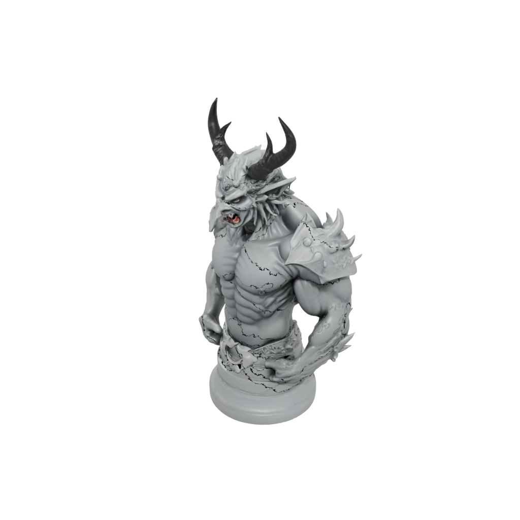 Bust Oni Demon