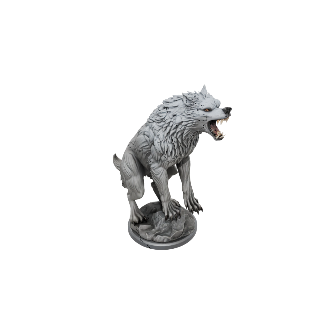 Bust Werewolf Mid-Howl