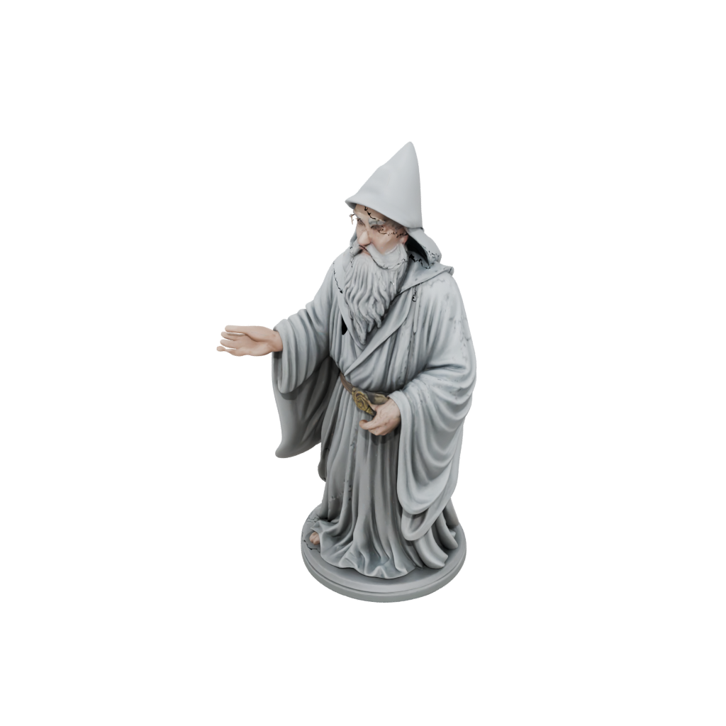 Bust Wise Wizard Figure