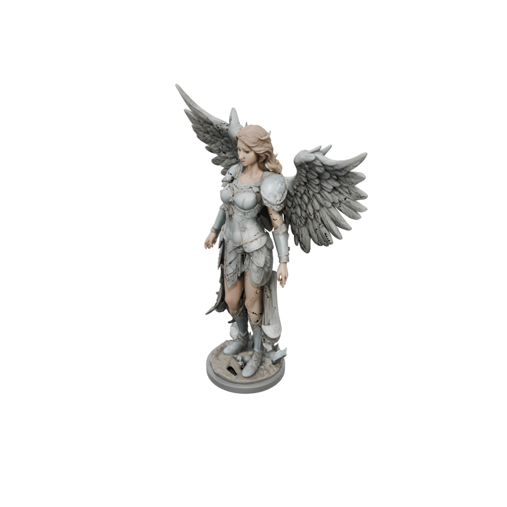 Camo Bust Celestial Angel Warrior