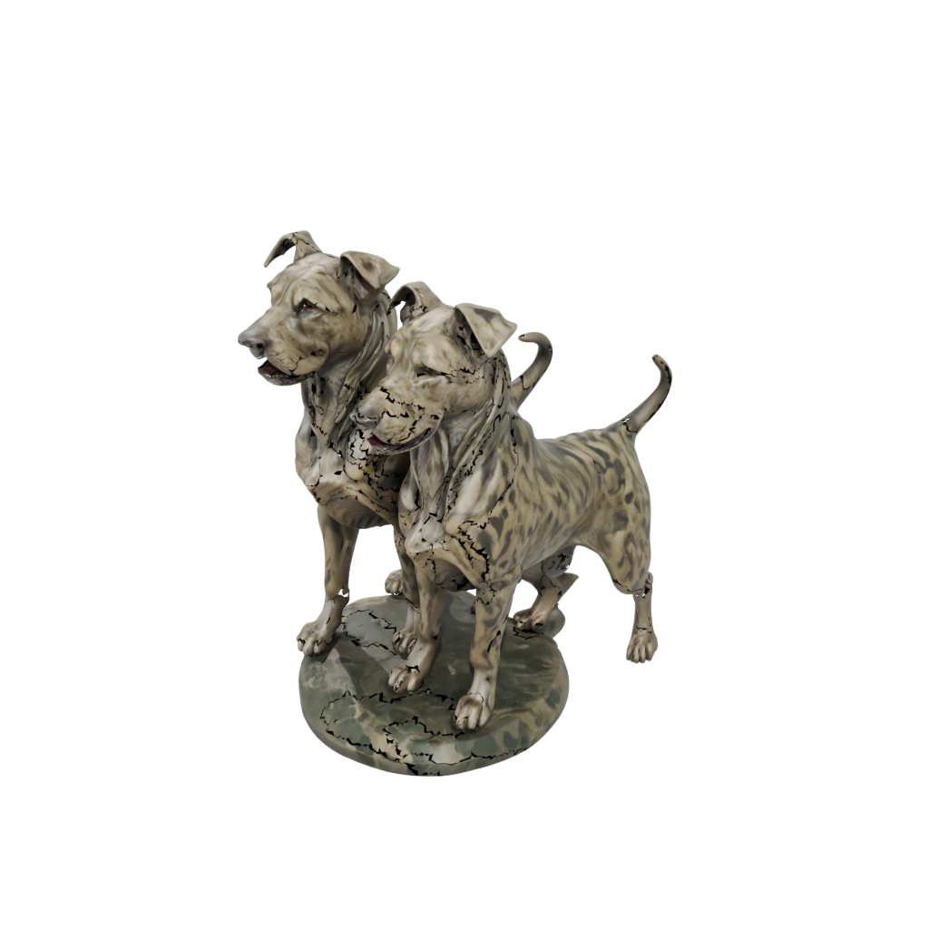 Camo Bust Cerberus Three-Headed Hound