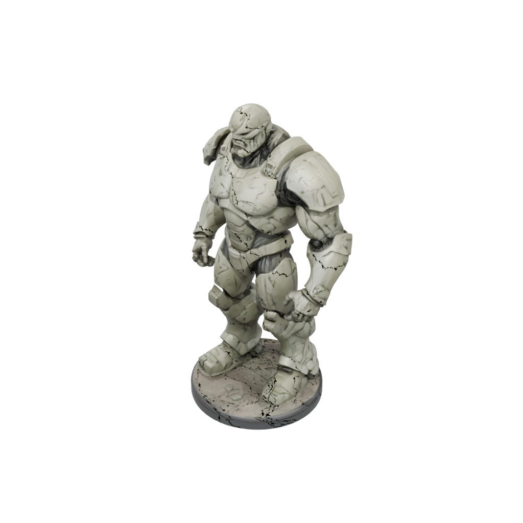 Camo Bust Earth Golem Colossus