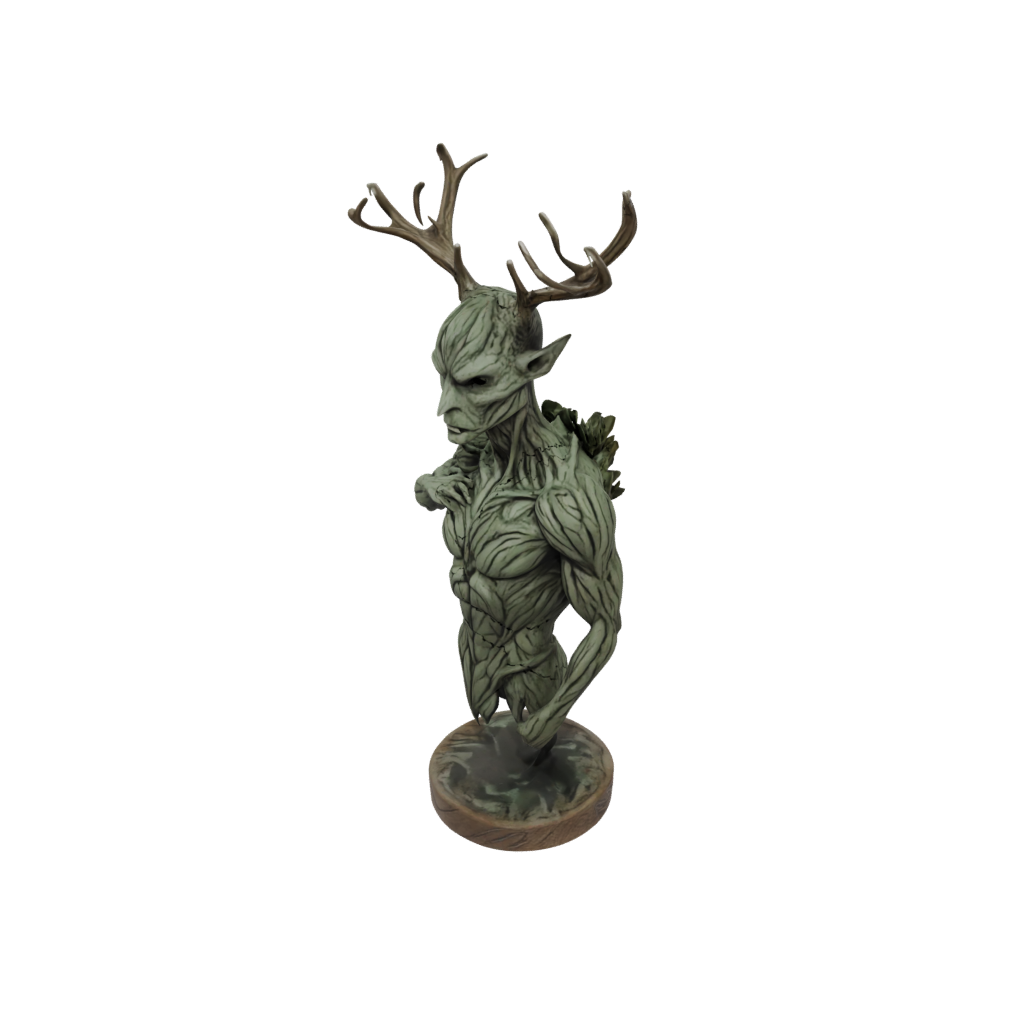 Camo Bust Forest Spirit Ent