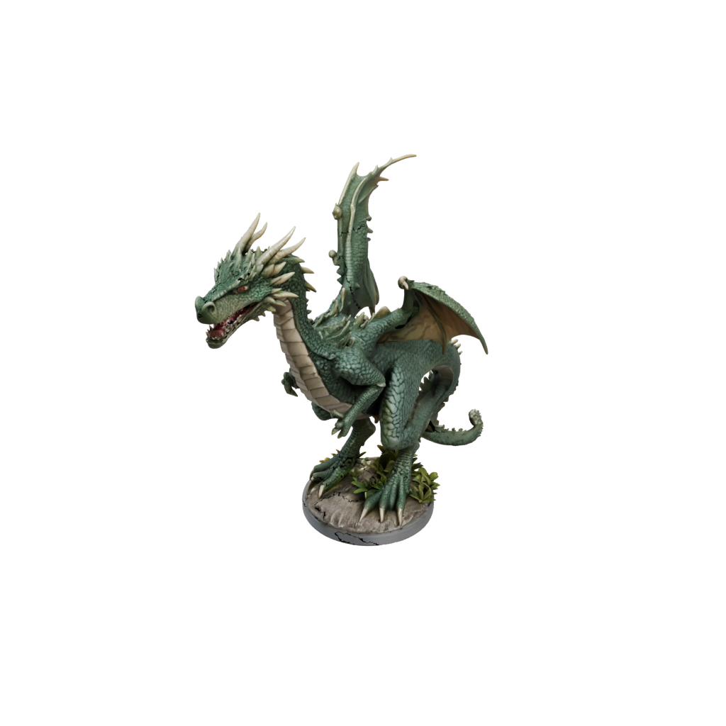 Camo Bust Swamp Dragon