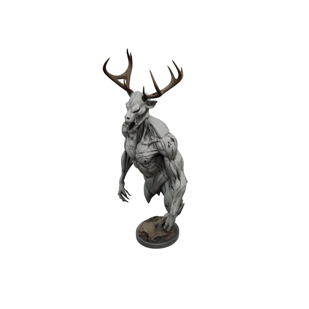 Camo Bust Wendigo