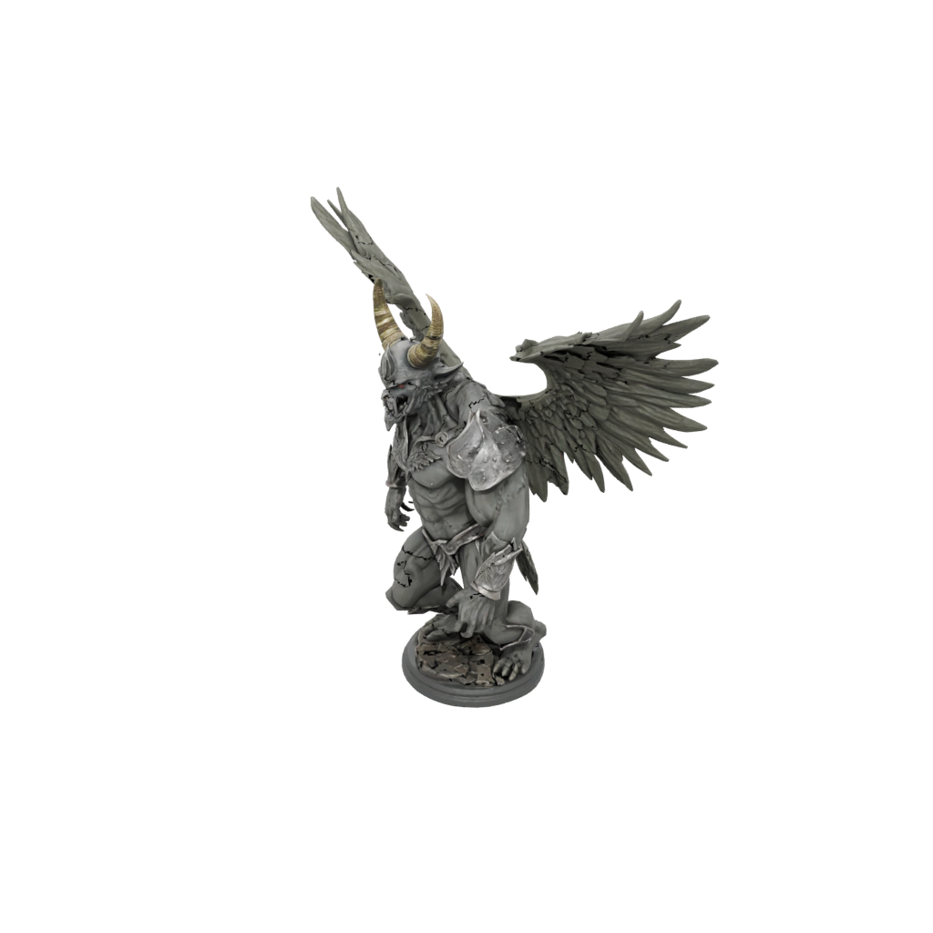 Camo Bust Winged Demon Lord