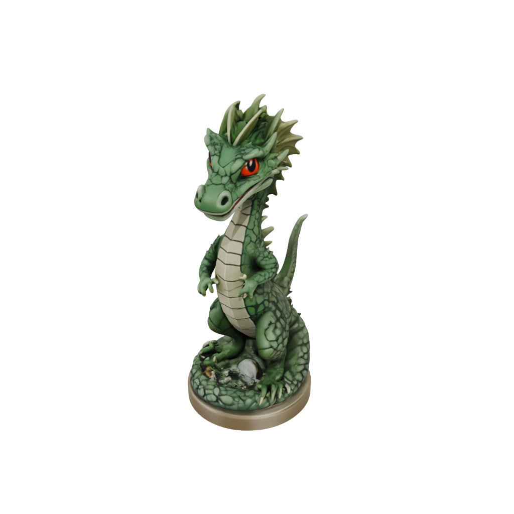 Camo Chibi Basilisk Serpent