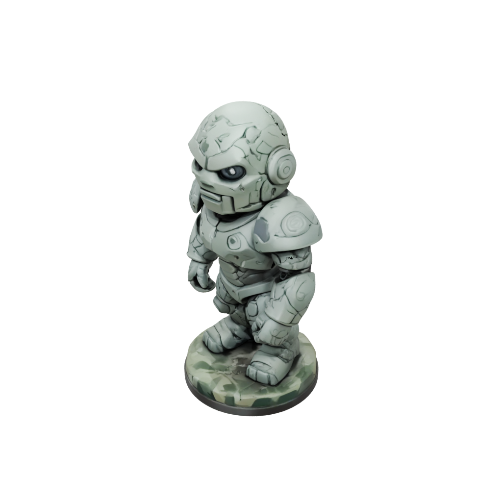 Camo Chibi Earth Golem Colossus