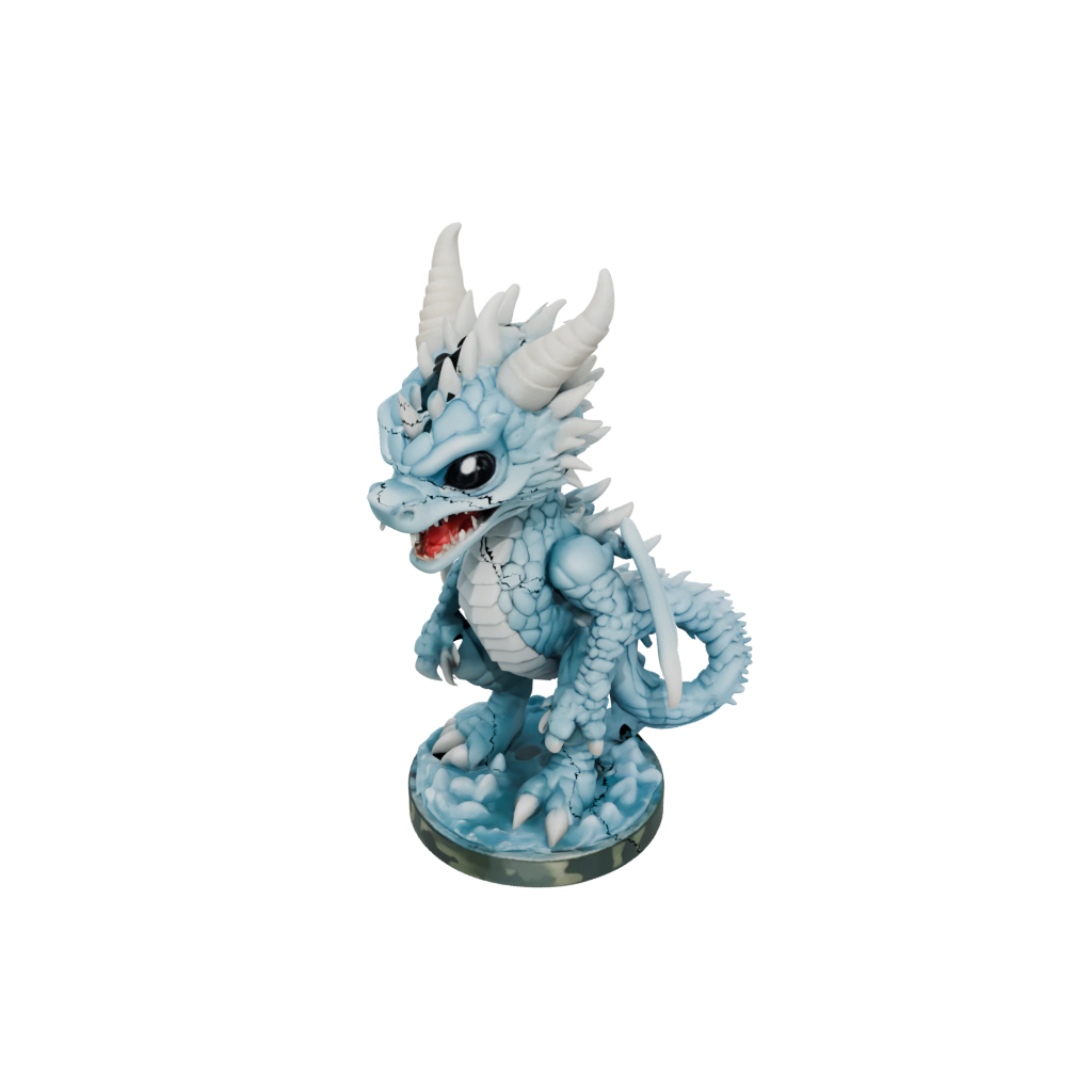 Camo Chibi Frost Wyrm