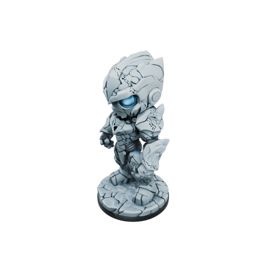 Camo Chibi Ice Elemental Titan