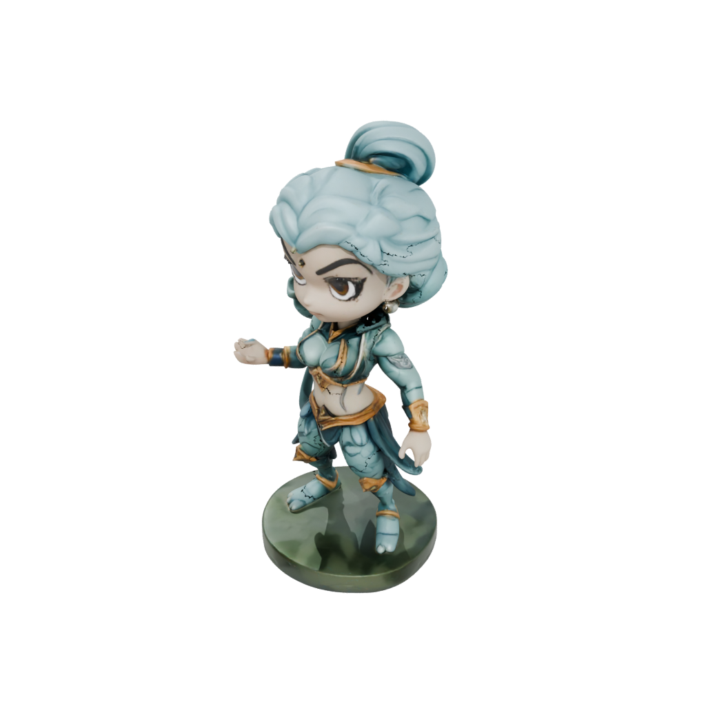 Camo Chibi Storm Djinn