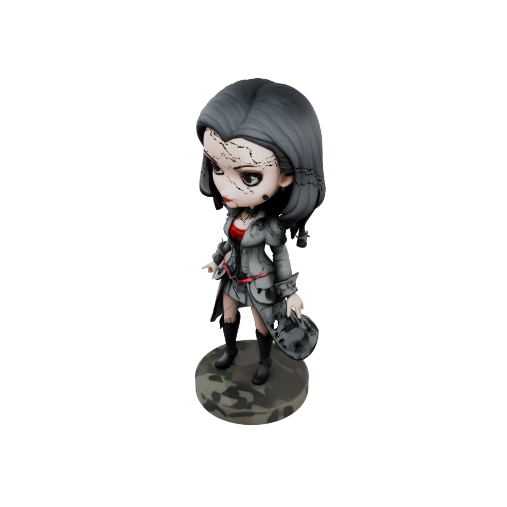 Camo Chibi Vampire Countess