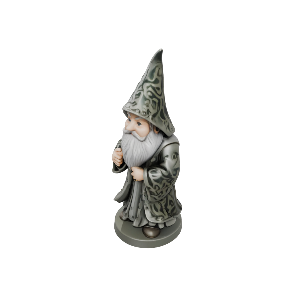Camo Chibi Wise Wizard Figure