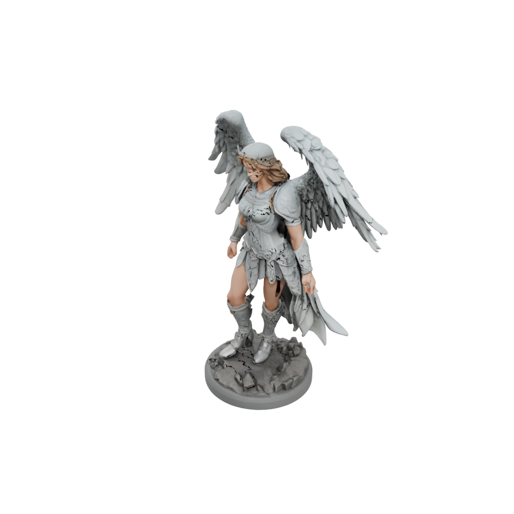 Camo Scene Celestial Angel Warrior