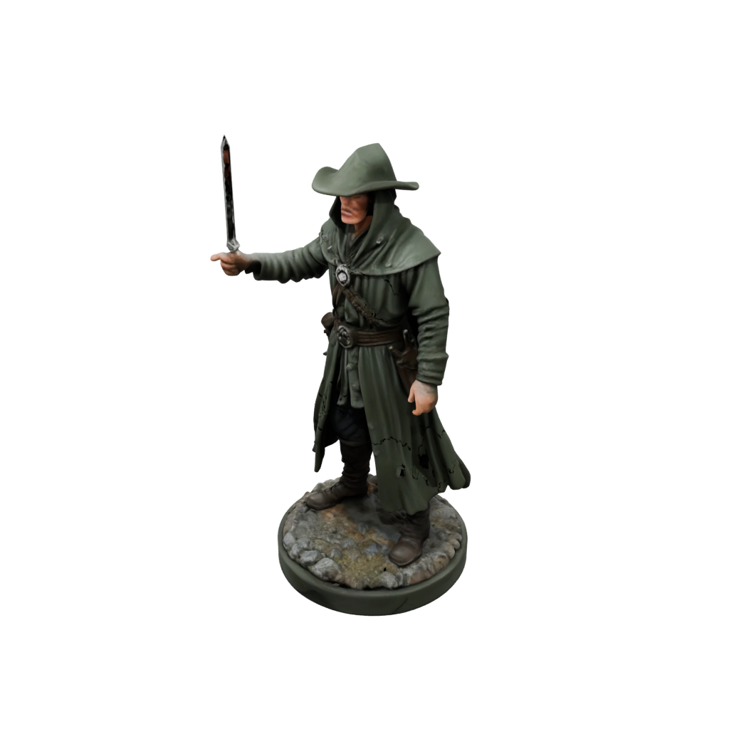 Camo Scene Dark Sorcerer Figurine