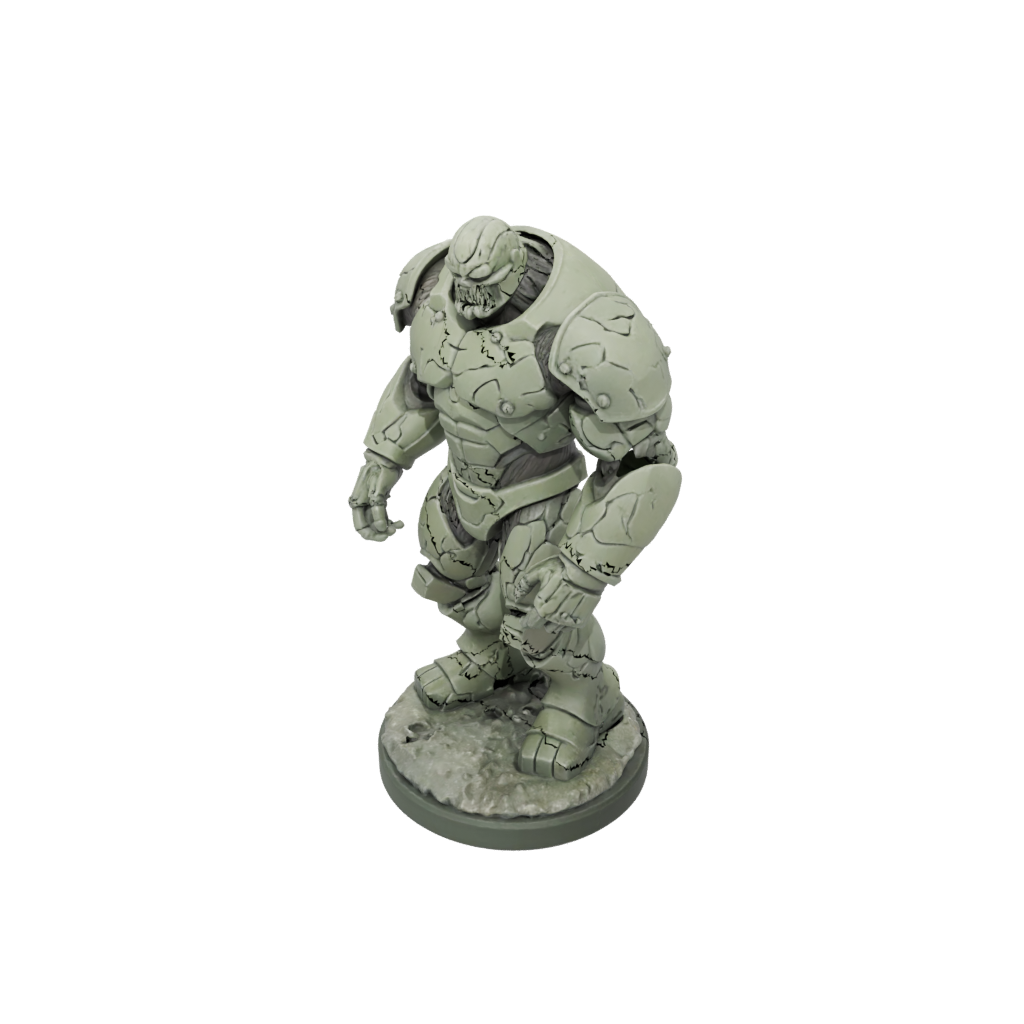 Camo Scene Earth Golem Colossus