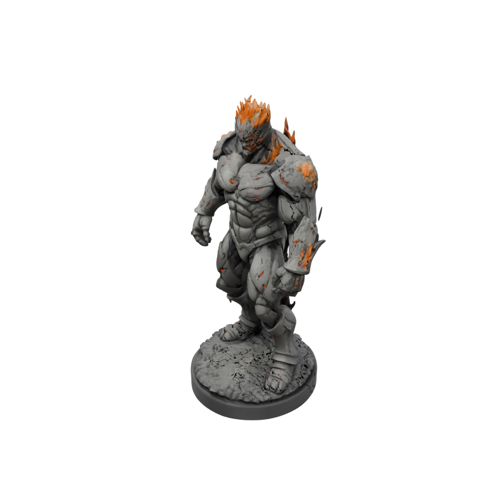 Camo Scene Fire Elemental Titan