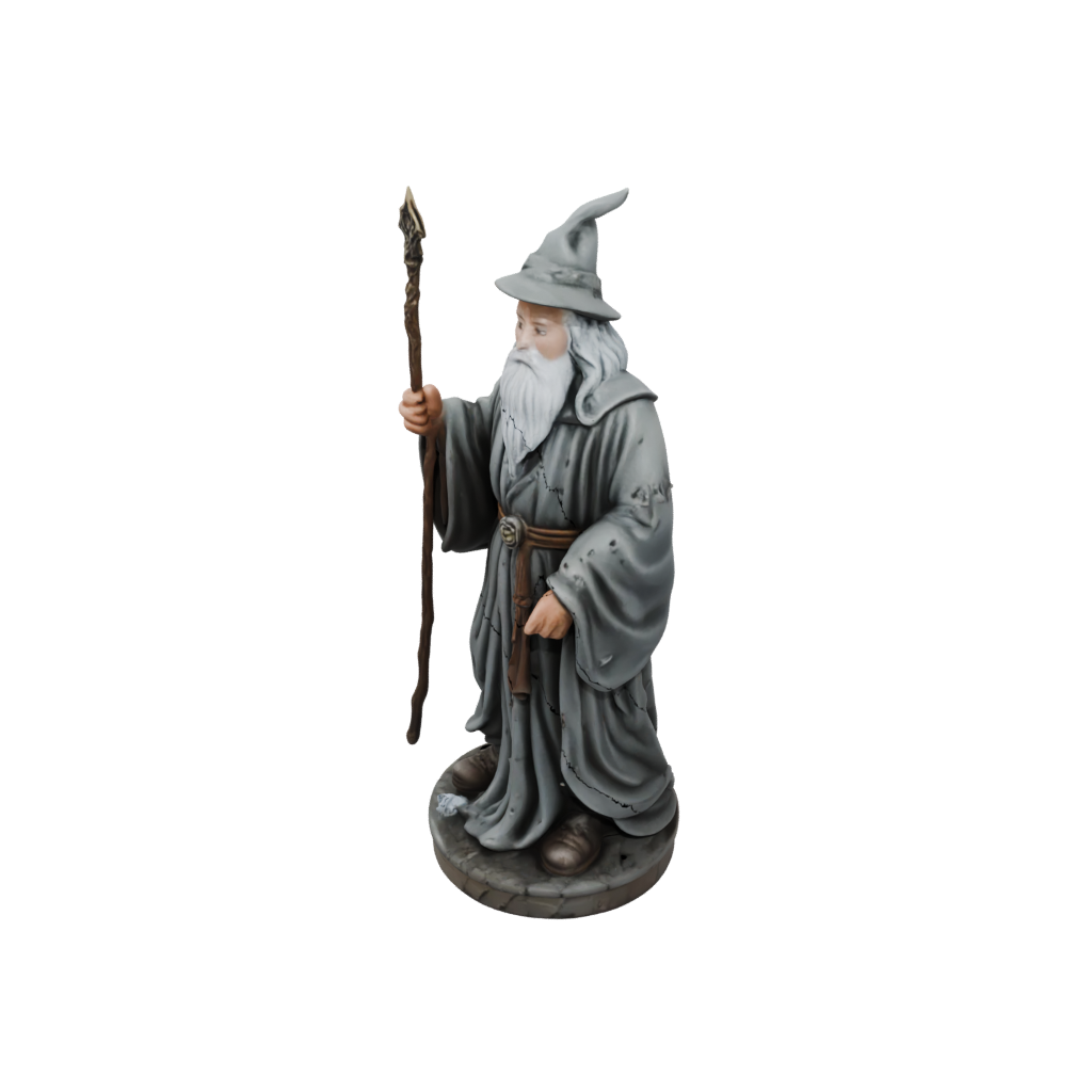 Camo Scene Wise Wizard Figure