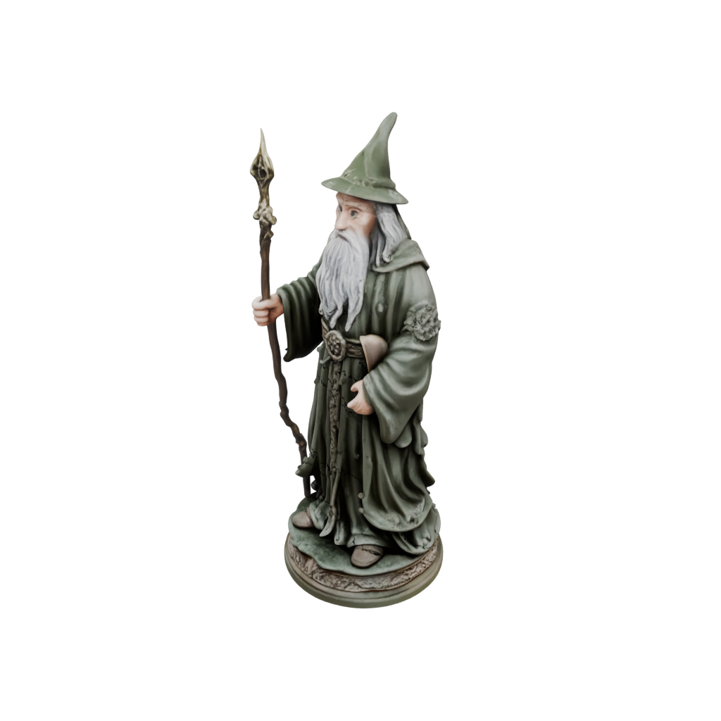Camo Wise Wizard Figure