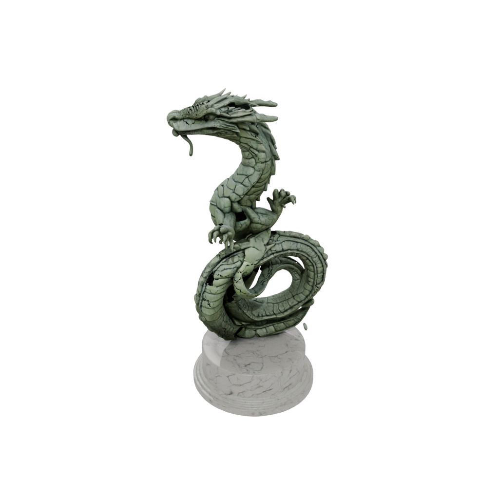 Camo Relief Basilisk Serpent