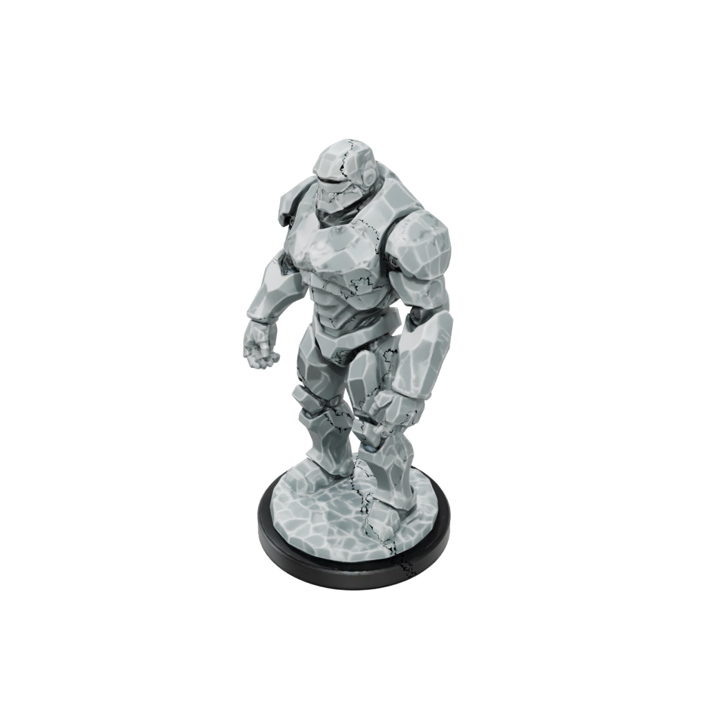 Camo Relief Crystal Golem