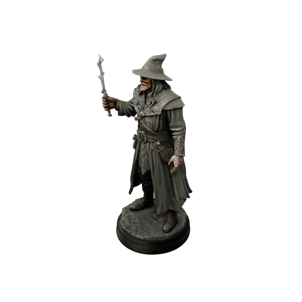 Camo Relief Dark Sorcerer Figurine