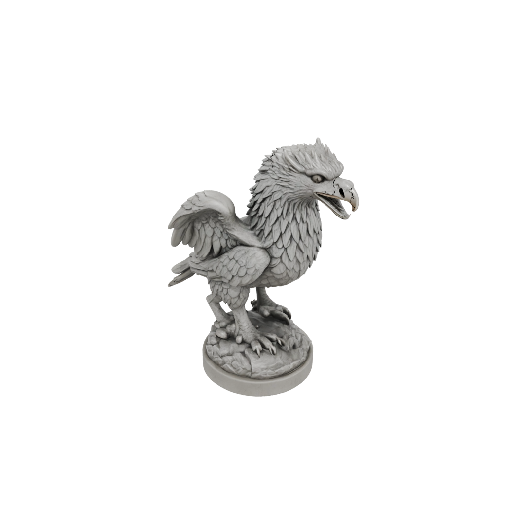 Camo Relief Griffin Statue