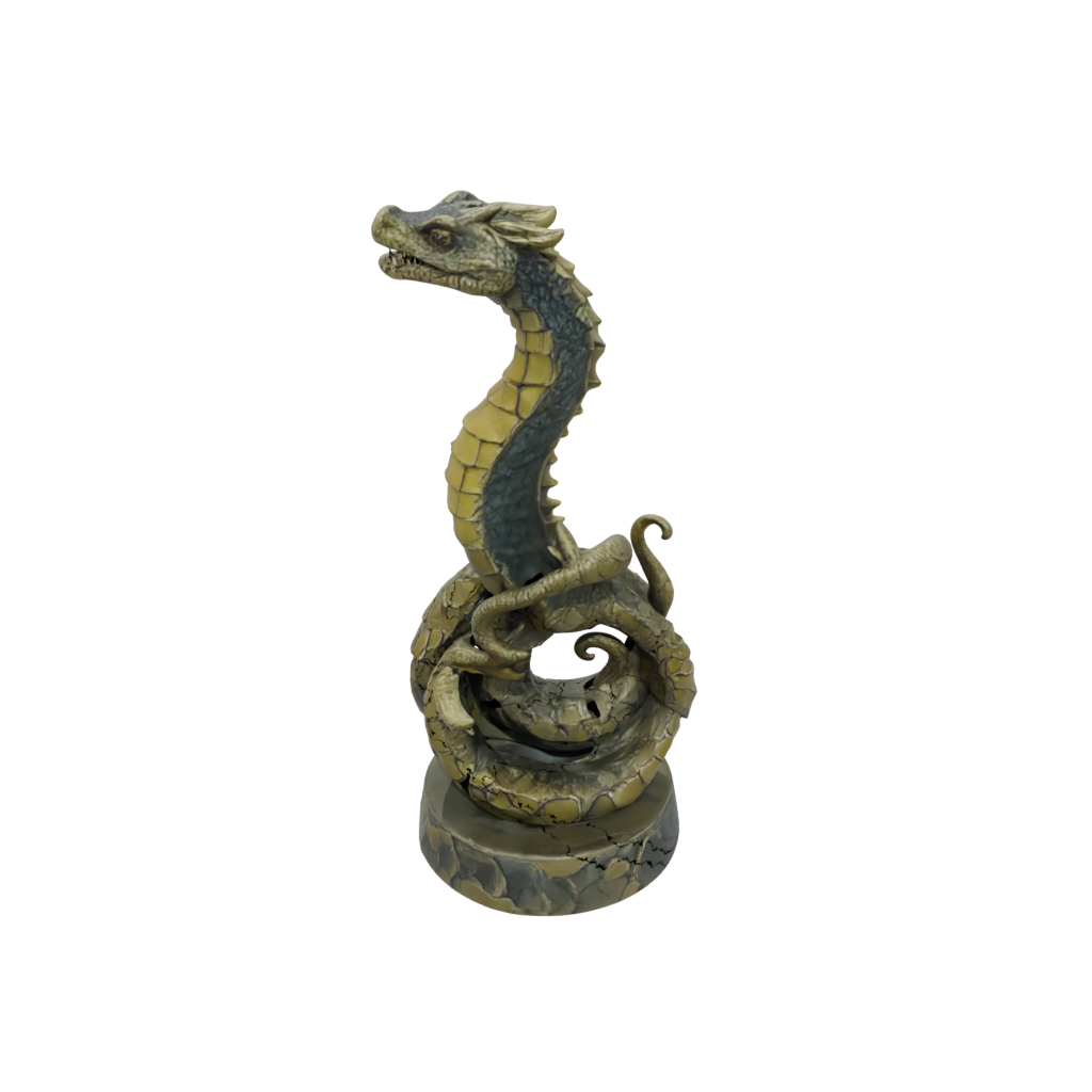 Camo Relief Sea Serpent Coiled Upright