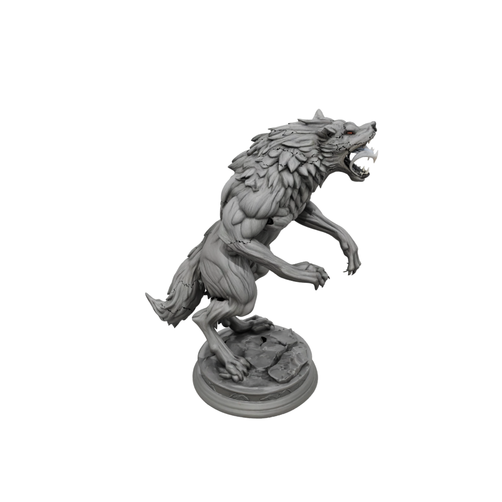 Camo Relief Werewolf Mid-Howl