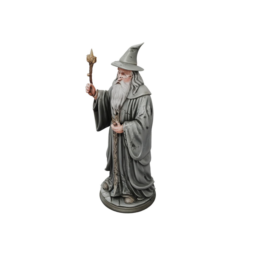 Camo Relief Wise Wizard Figure