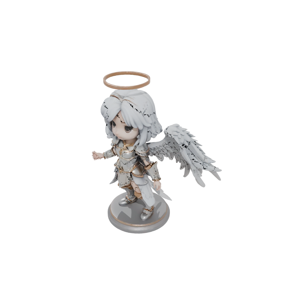 Chibi Celestial Angel Warrior