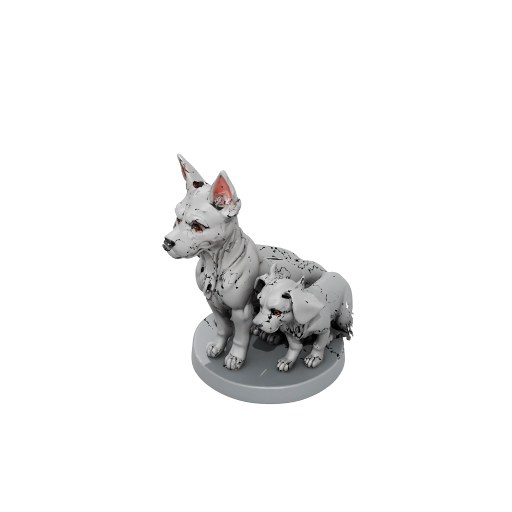 Chibi Cerberus Three-Headed Hound