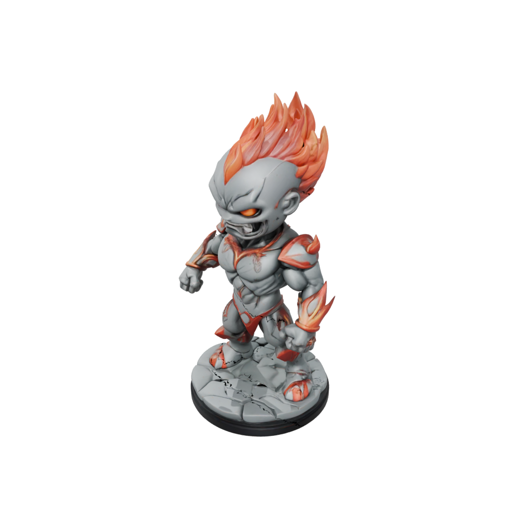 Chibi Fire Elemental Titan
