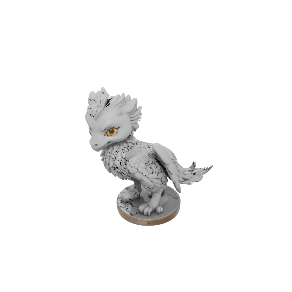 Chibi Griffin Statue