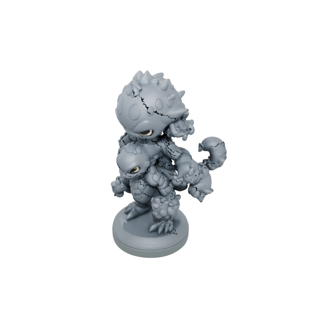 Chibi Hydra Multi-Headed